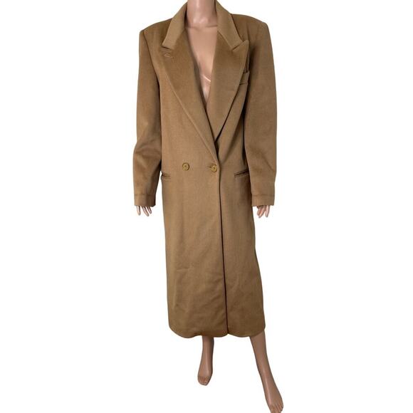 Ashley Scott Vintage 100% Wool Coat XL Womens 2 button closure Lined Old Money - Picture 2 of 14